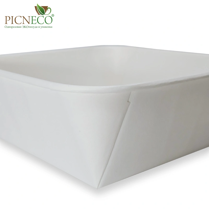 товар Контейнер квадратный 1300 мл, белый BK501